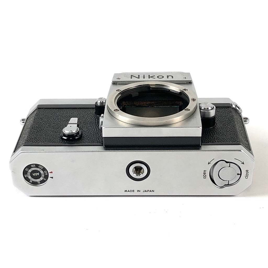 ニコン Nikon F アイレベル シルバー ボディ フィルム マニュアルフォーカス 一眼レフカメラ 【中古】