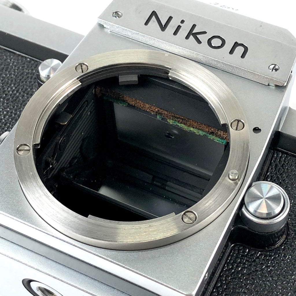 ニコン Nikon F アイレベル シルバー ボディ フィルム マニュアルフォーカス 一眼レフカメラ 【中古】