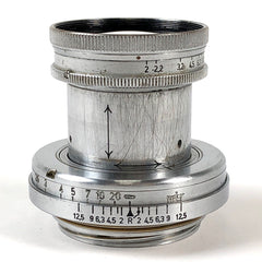 ライカ LEICA Summar 50mm F2 ズマール シルバー Lマウント L39 レンジファインダーカメラ用レンズ 【中古】