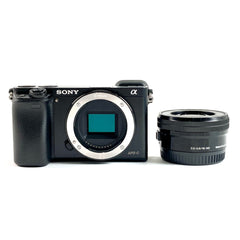 ソニー SONY α6000 パワーズームレンズキット ILCE-6000L B ブラック デジタル ミラーレス 一眼カメラ 【中古】