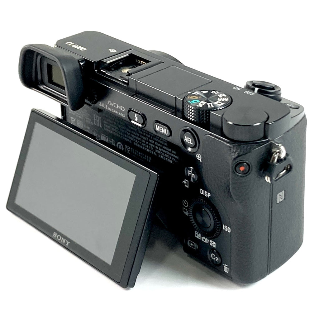 ソニー SONY α6000 パワーズームレンズキット ILCE-6000L B ブラック デジタル ミラーレス 一眼カメラ 【中古】