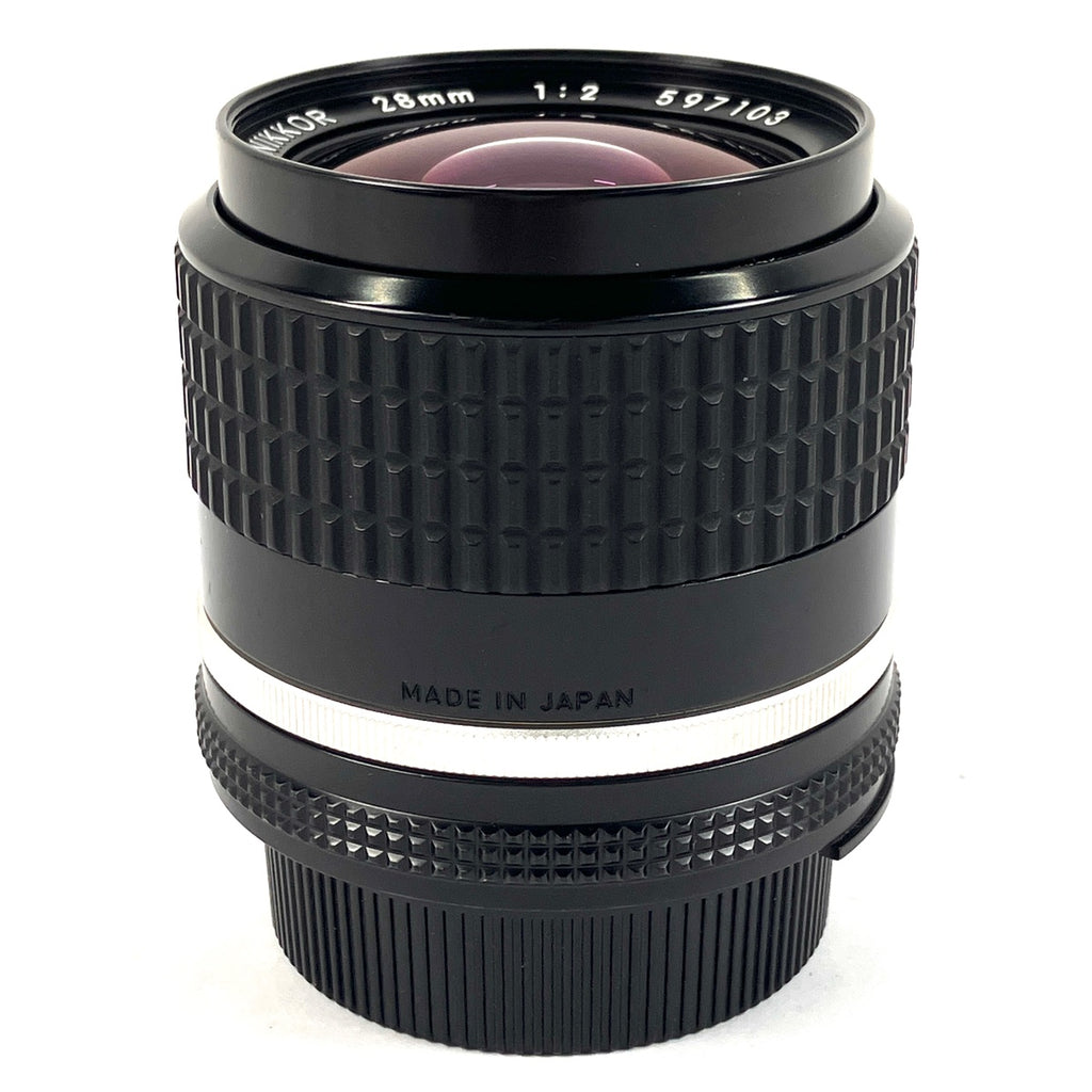 ニコン Nikon Ai-S NIKKOR 28mm F2 一眼カメラ用レンズ（マニュアルフォーカス） 【中古】