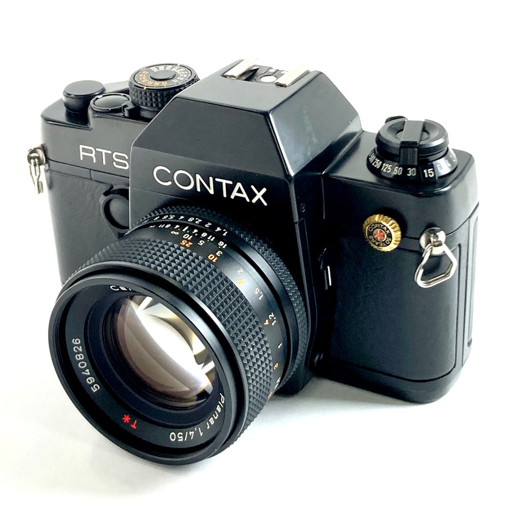 コンタックス CONTAX RTS II + PlanarT* 50mmF1.4 プラナー［ジャンク品］ フィルム マニュアルフォーカス 一眼レフカメラ 【中古】