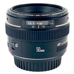 キヤノン Canon EF 50mm F1.4 USM 一眼カメラ用レンズ（オートフォーカス） 【中古】