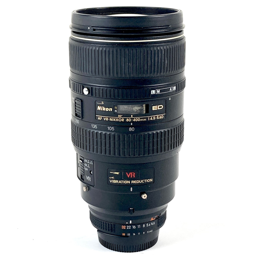 ニコン Nikon AF VR-NIKKOR 80-400mm F4.5-5.6D ED 一眼カメラ用レンズ（オートフォーカス） 【中古】