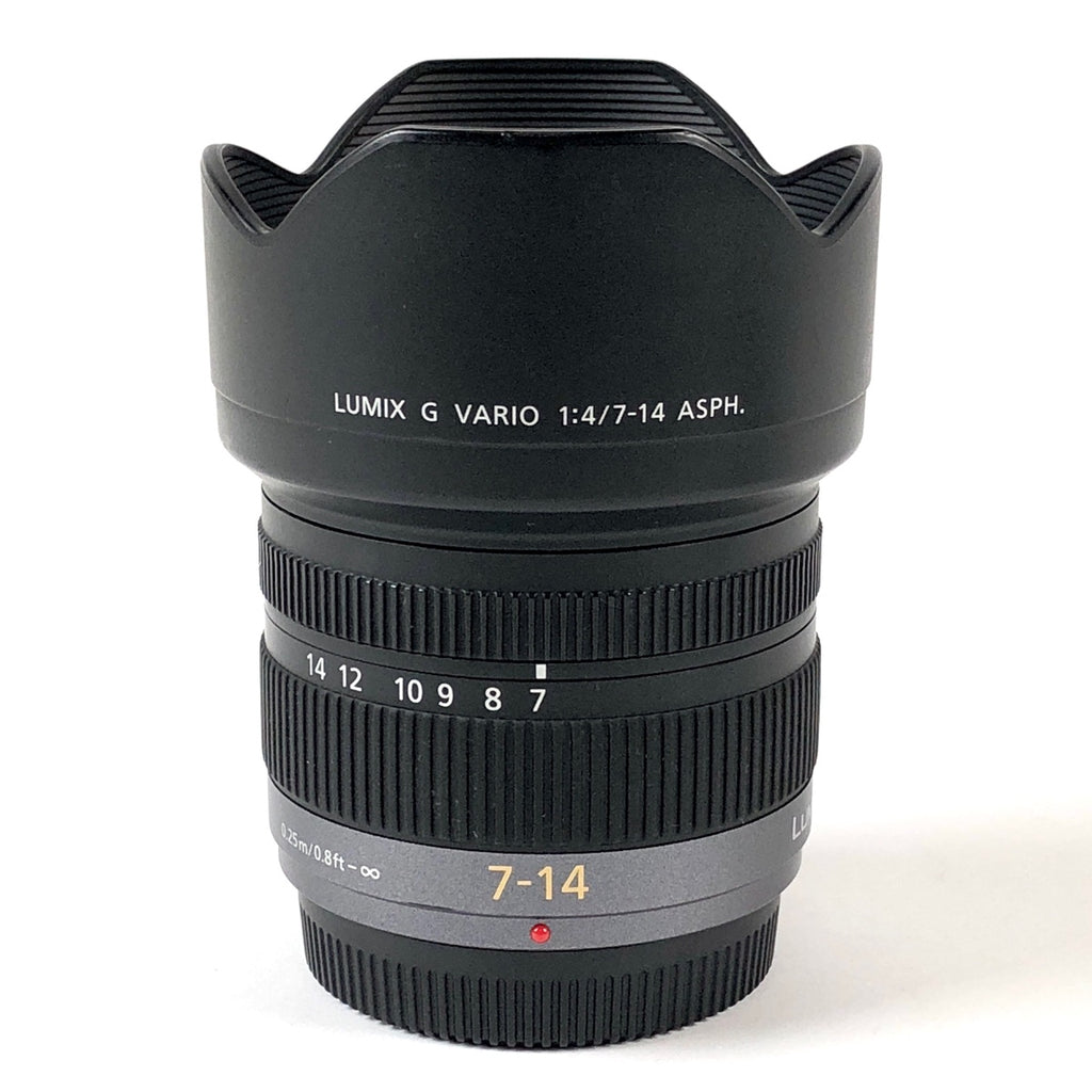 パナソニック Panasonic LUMIX G VARIO 7-14mm F4.0 ASPH. H-F007014 一眼カメラ用レンズ（オートフォーカス） 【中古】