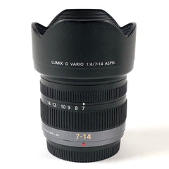 パナソニック Panasonic LUMIX G VARIO 7-14mm F4.0 ASPH. H-F007014 一眼カメラ用レンズ（オートフォーカス） 【中古】