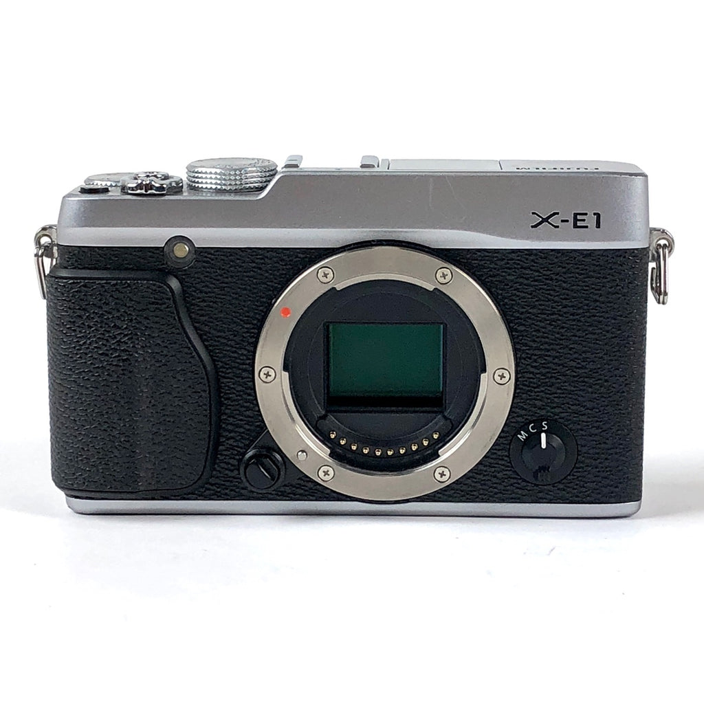 富士フイルム FUJIFILM X-E1 シルバー ボディ デジタル ミラーレス 一眼カメラ 【中古】