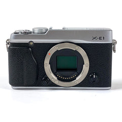 富士フイルム FUJIFILM X-E1 シルバー ボディ デジタル ミラーレス 一眼カメラ 【中古】