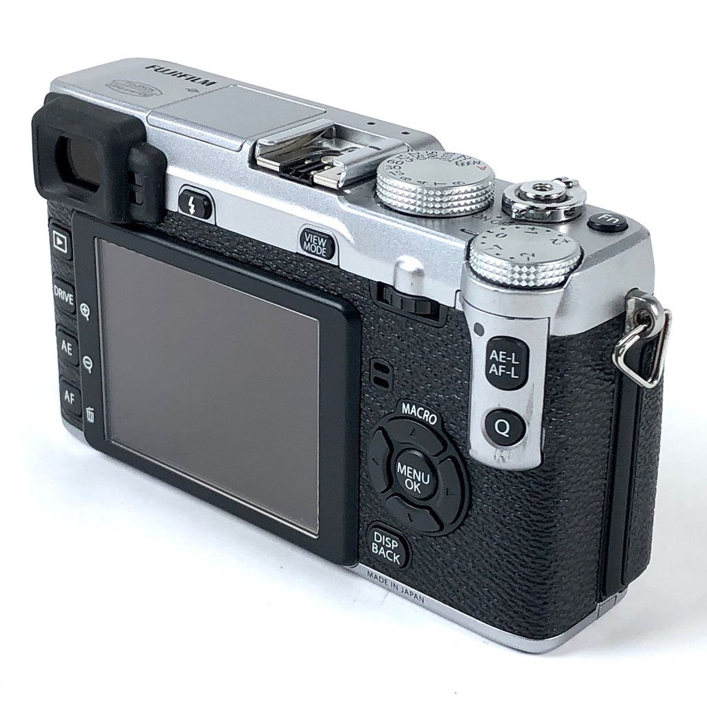 富士フイルム FUJIFILM X-E1 シルバー ボディ デジタル ミラーレス 一眼カメラ 【中古】