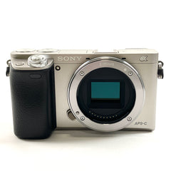 ソニー SONY α6000 ボディ ILCE-6000 S シルバー デジタル ミラーレス 一眼カメラ 【中古】