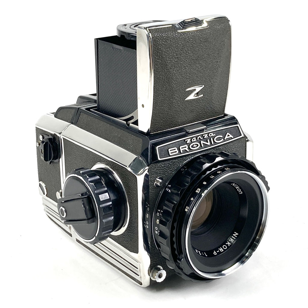 ゼンザブロニカ Zenza Bronica S2 後期 + NIKKOR-P 75mm F2.8 中判カメラ 【中古】