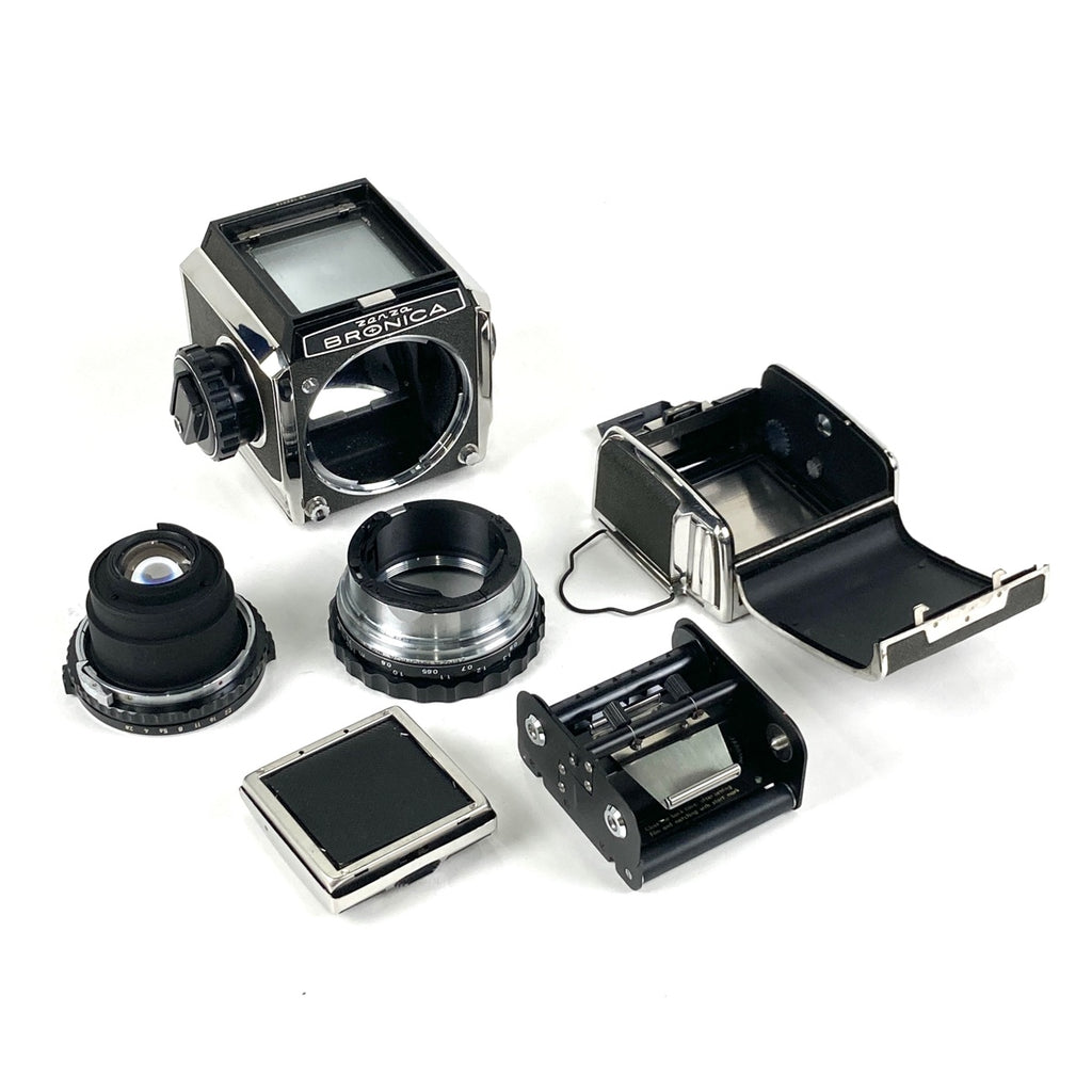 ゼンザブロニカ Zenza Bronica S2 後期 + NIKKOR-P 75mm F2.8 中判カメラ 【中古】
