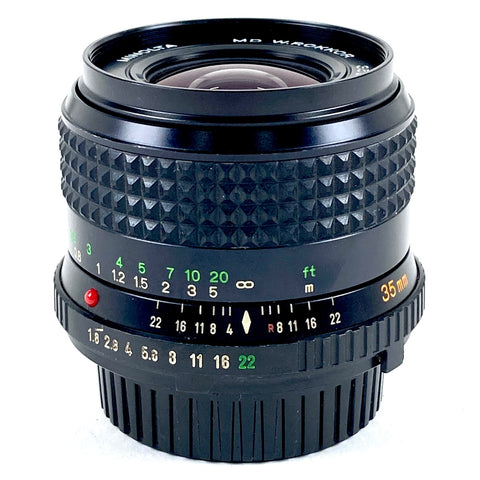 ミノルタ MINOLTA MD ROKKOR 35mm F1.8 一眼カメラ用レンズ（マニュアルフォーカス） 【中古】