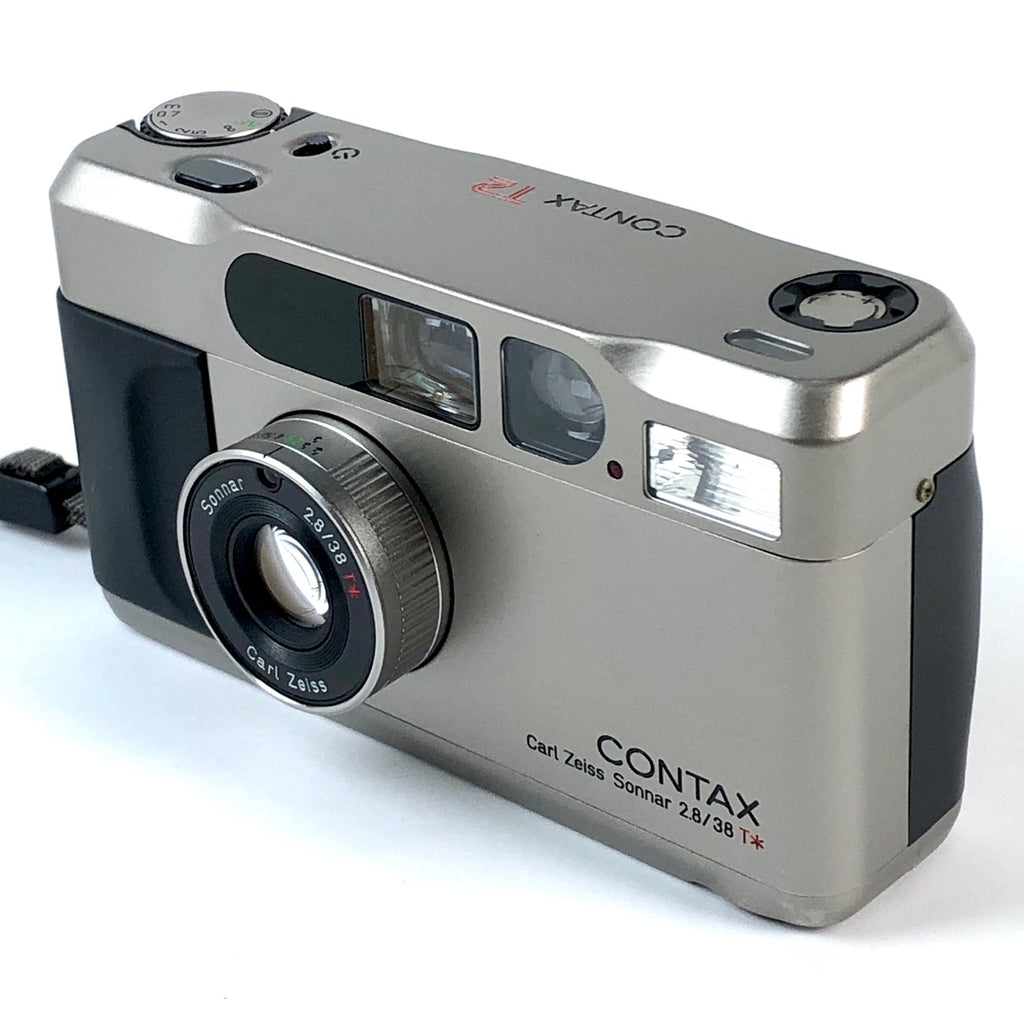 コンタックス CONTAX T2 チタンシルバー フィルム コンパクトカメラ 【中古】