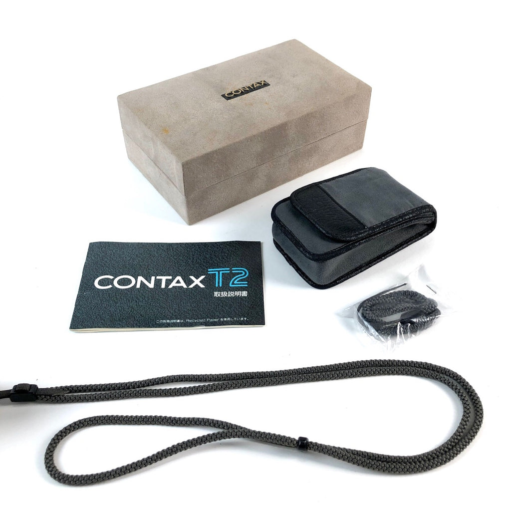 コンタックス CONTAX T2 チタンシルバー フィルム コンパクトカメラ 【中古】