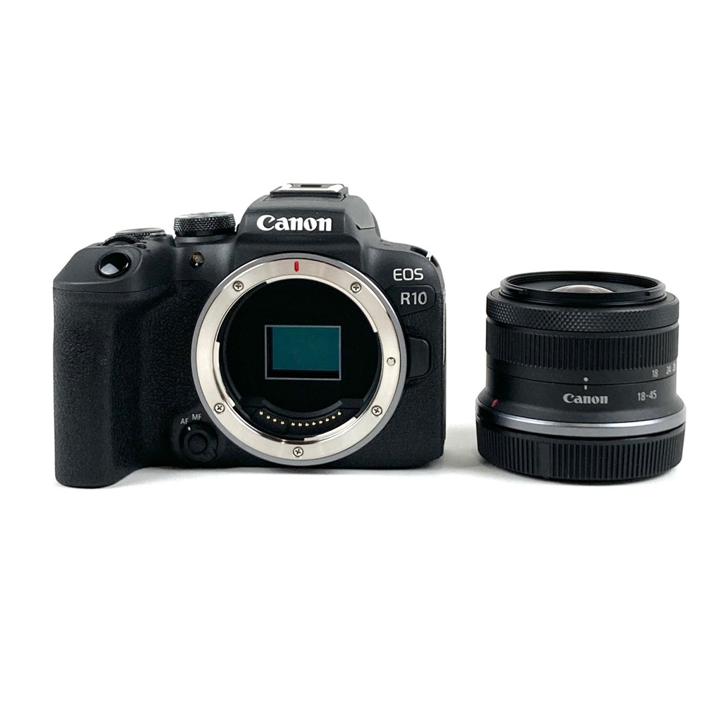 キヤノン Canon EOS R10 RF-S 18-45 IS STM レンズキット デジタル ミラーレス 一眼カメラ 【中古】