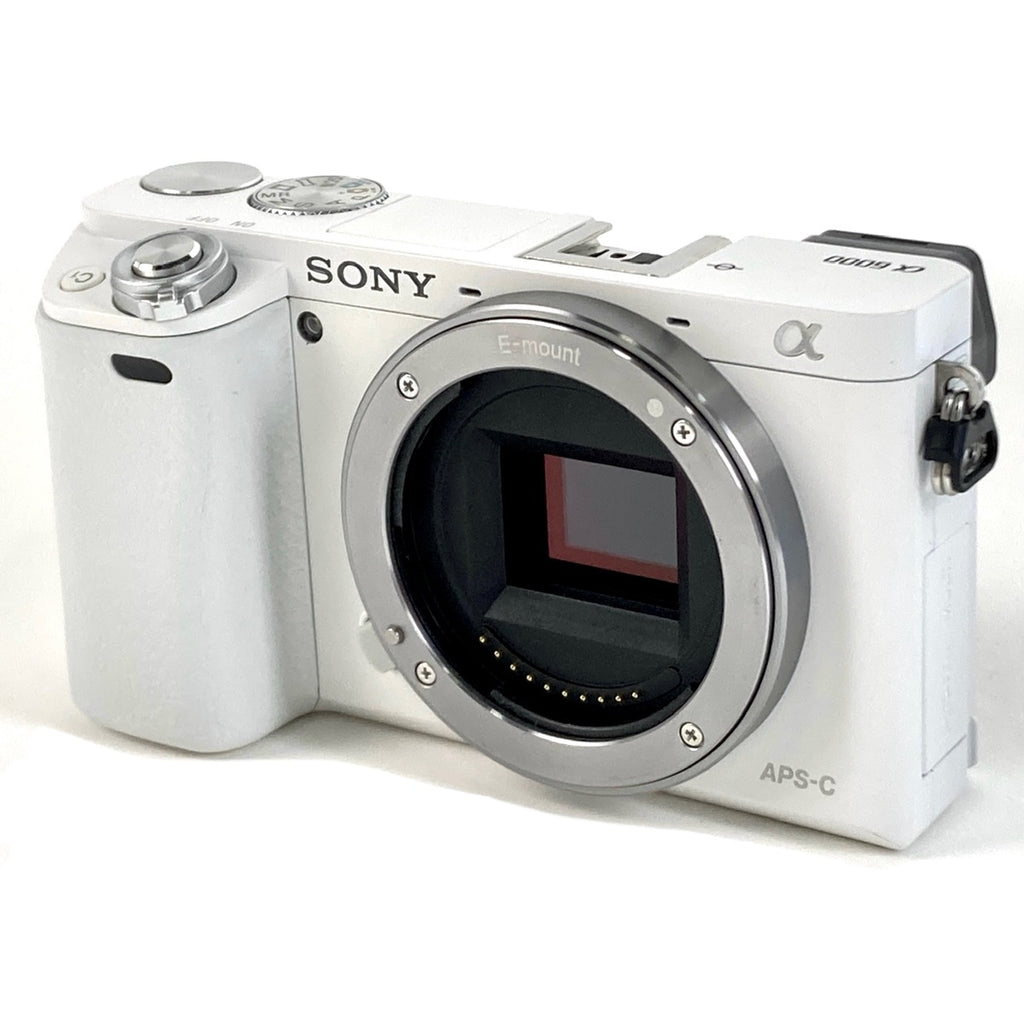 ソニー SONY α6000 パワーズームレンズキット ILCE-6000L W ホワイト デジタル ミラーレス 一眼カメラ 【中古】