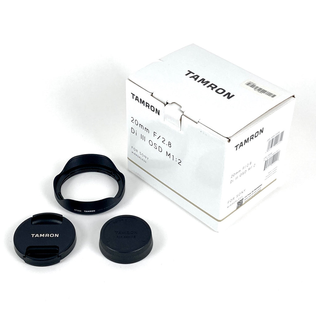 タムロン TAMRON 20mm F2.8 Di III OSD M1:2 F050SF (ソニー E用) 一眼カメラ用レンズ（オートフォーカス） 【中古】