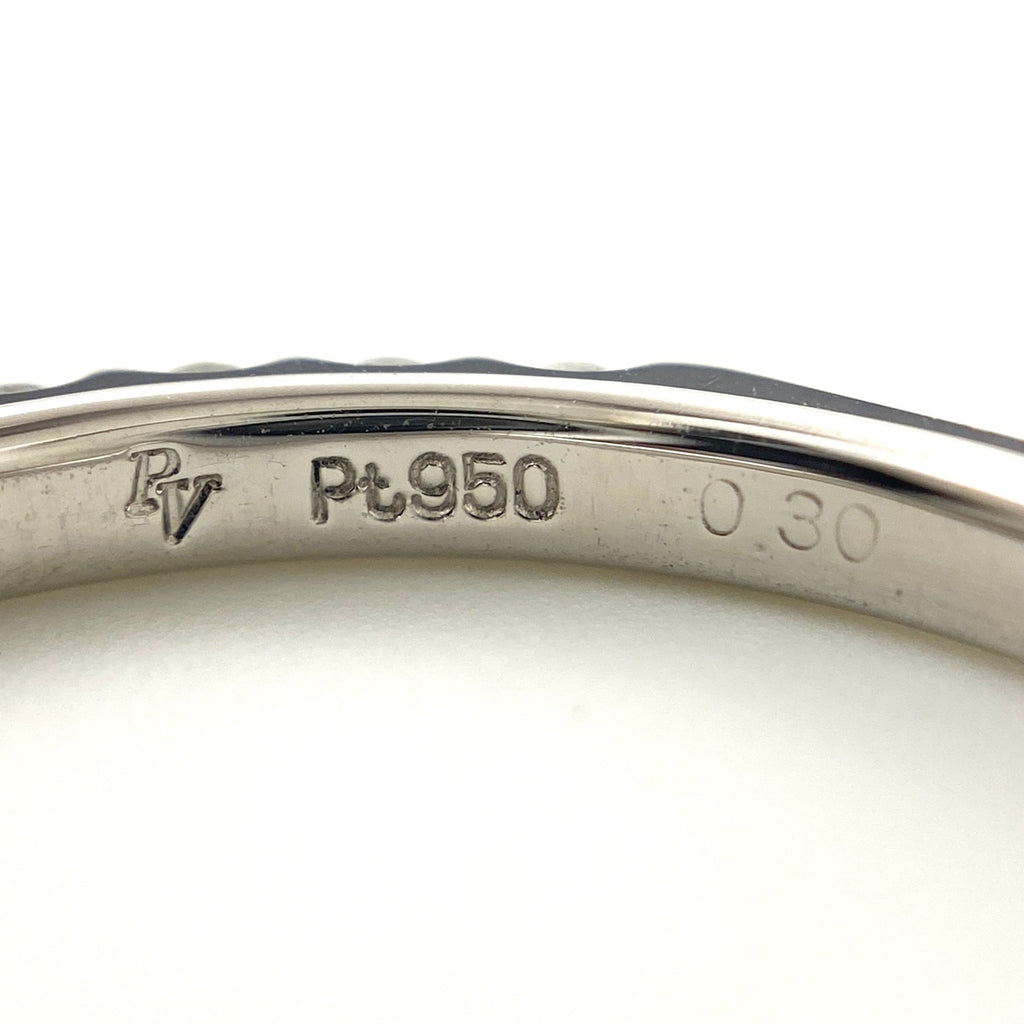 ポンテヴェキオ メレダイヤ デザインリング プラチナ 指輪 リング 11号 Pt950 ダイヤモンド レディース 【中古】brjwl