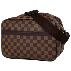 ルイ・ヴィトン リポーター PM 斜め掛け スペシャルオーダー ショルダーバッグ ダミエ ブラウン N45253 レディース 【中古】brbag