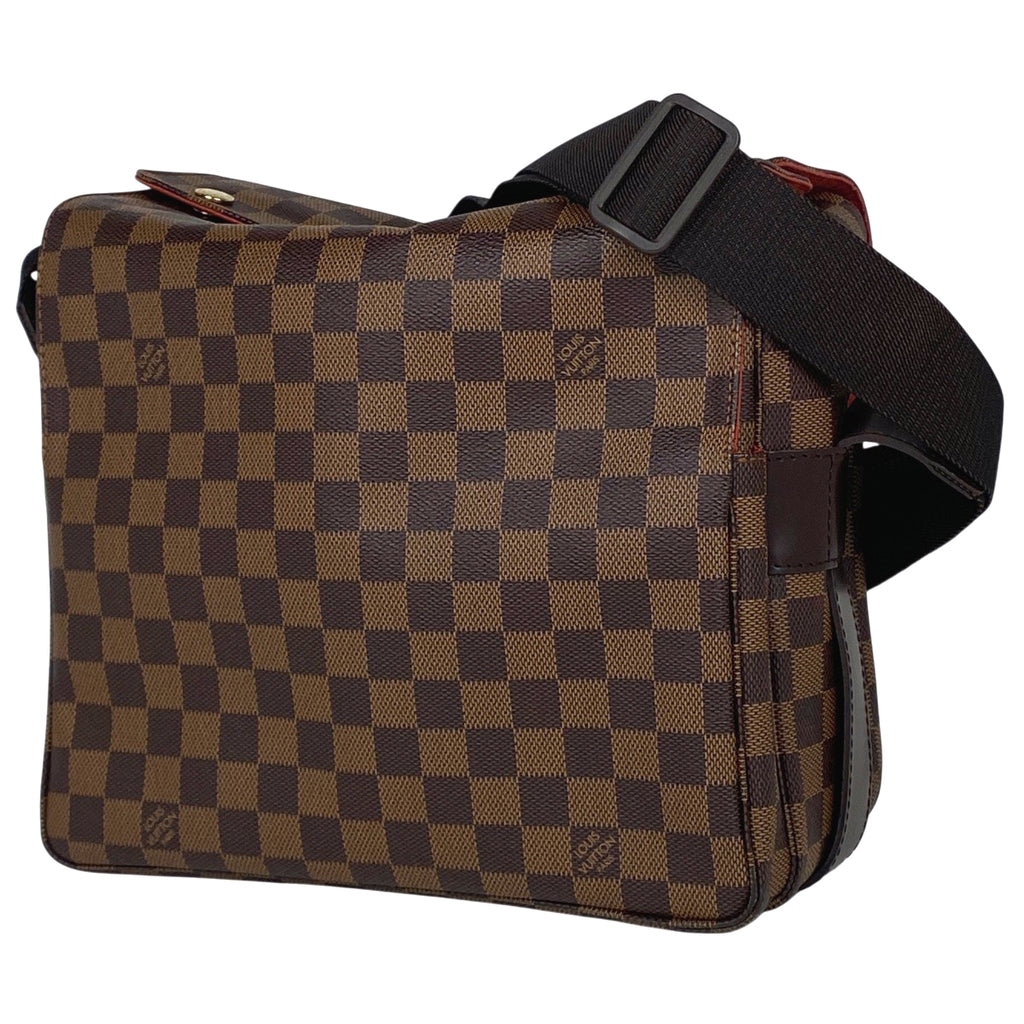 ルイ・ヴィトン ナヴィグリオ 斜め掛け ショルダーバッグ ダミエ ブラウン N45255 レディース 【中古】brbag