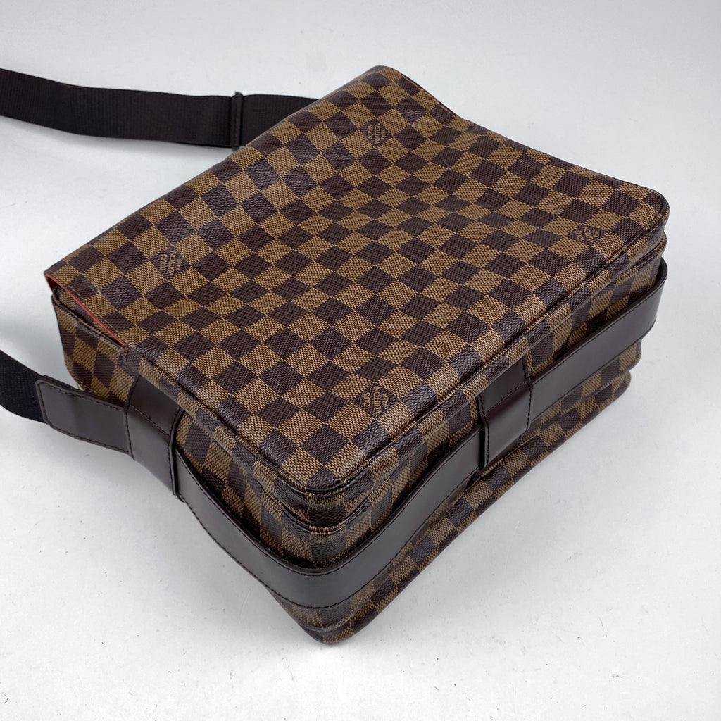 ルイ・ヴィトン ナヴィグリオ 斜め掛け ショルダーバッグ ダミエ ブラウン N45255 レディース 【中古】brbag