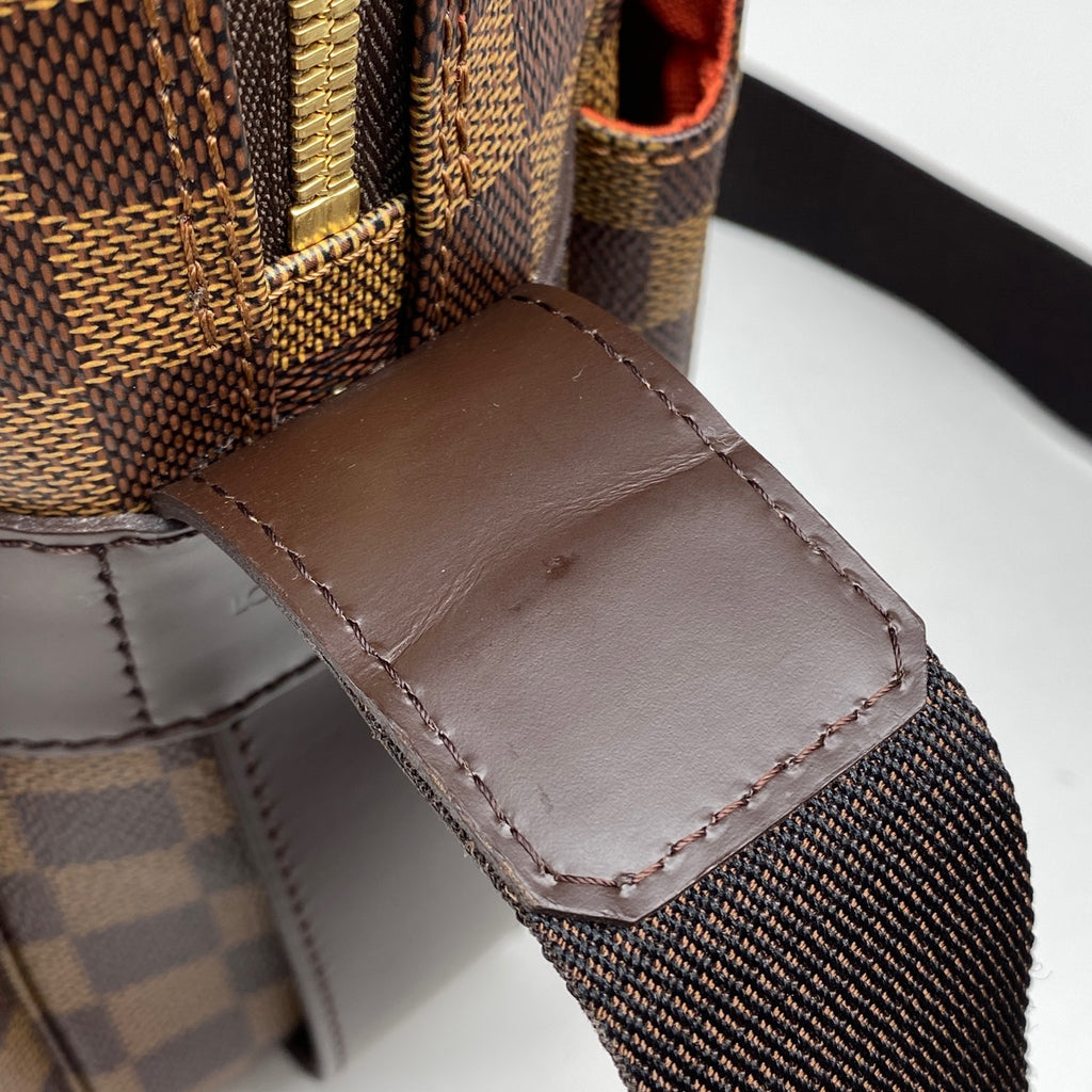 ルイ・ヴィトン ナヴィグリオ 斜め掛け ショルダーバッグ ダミエ ブラウン N45255 レディース 【中古】brbag