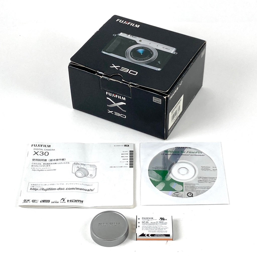 富士フイルム FUJIFILM X30 シルバー コンパクトデジタルカメラ 【中古】cambb