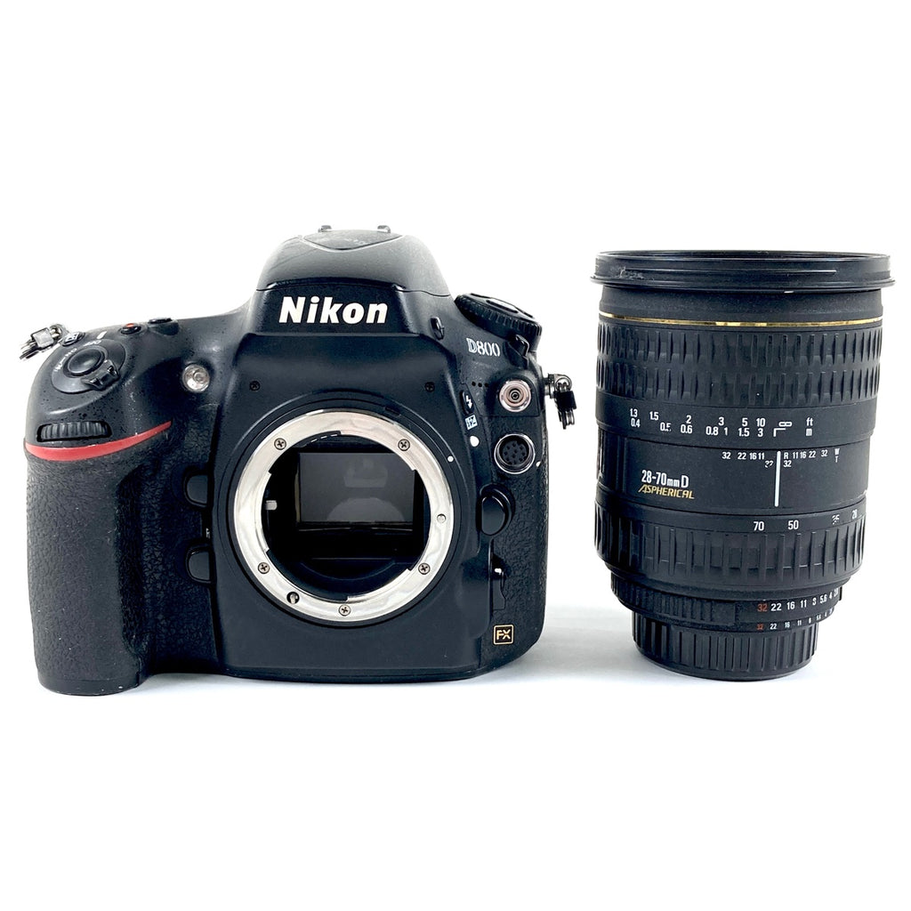 ニコン Nikon D800+AF 28-70mm F2.8 EX DG ［ジャンク品］ デジタル 一眼レフカメラ 【中古】