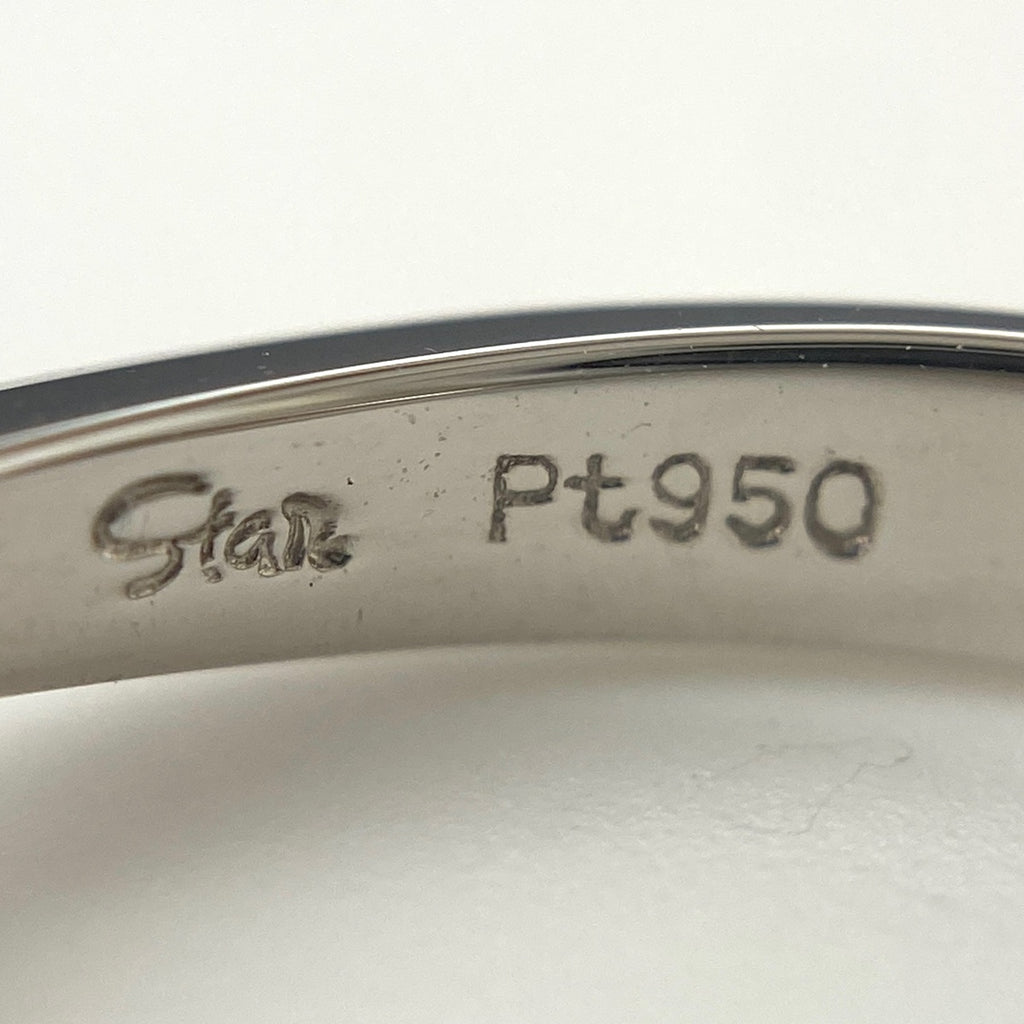 スタージュエリー ダイヤモンド デザインリング プラチナ 指輪 リング 11号 Pt950 ダイヤモンド レディース 【中古】brjwl