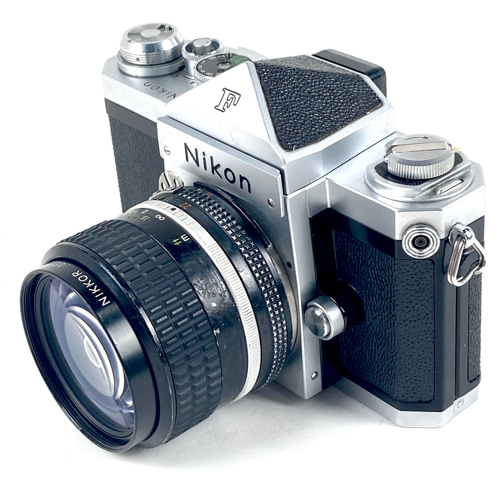 ニコン Nikon F アイレベル + Ai-S NIKKOR 35mm F2 フィルム マニュアルフォーカス 一眼レフカメラ 【中古】