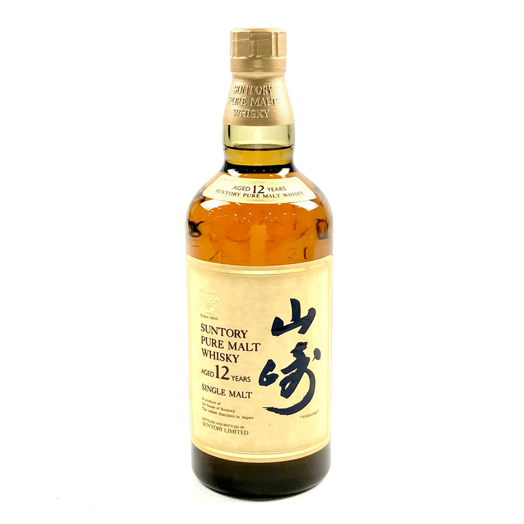 【東京都内限定お届け】 サントリー SUNTORY 山崎 12年 ピュアモルト 華 750ml 国産ウイスキー 【古酒】