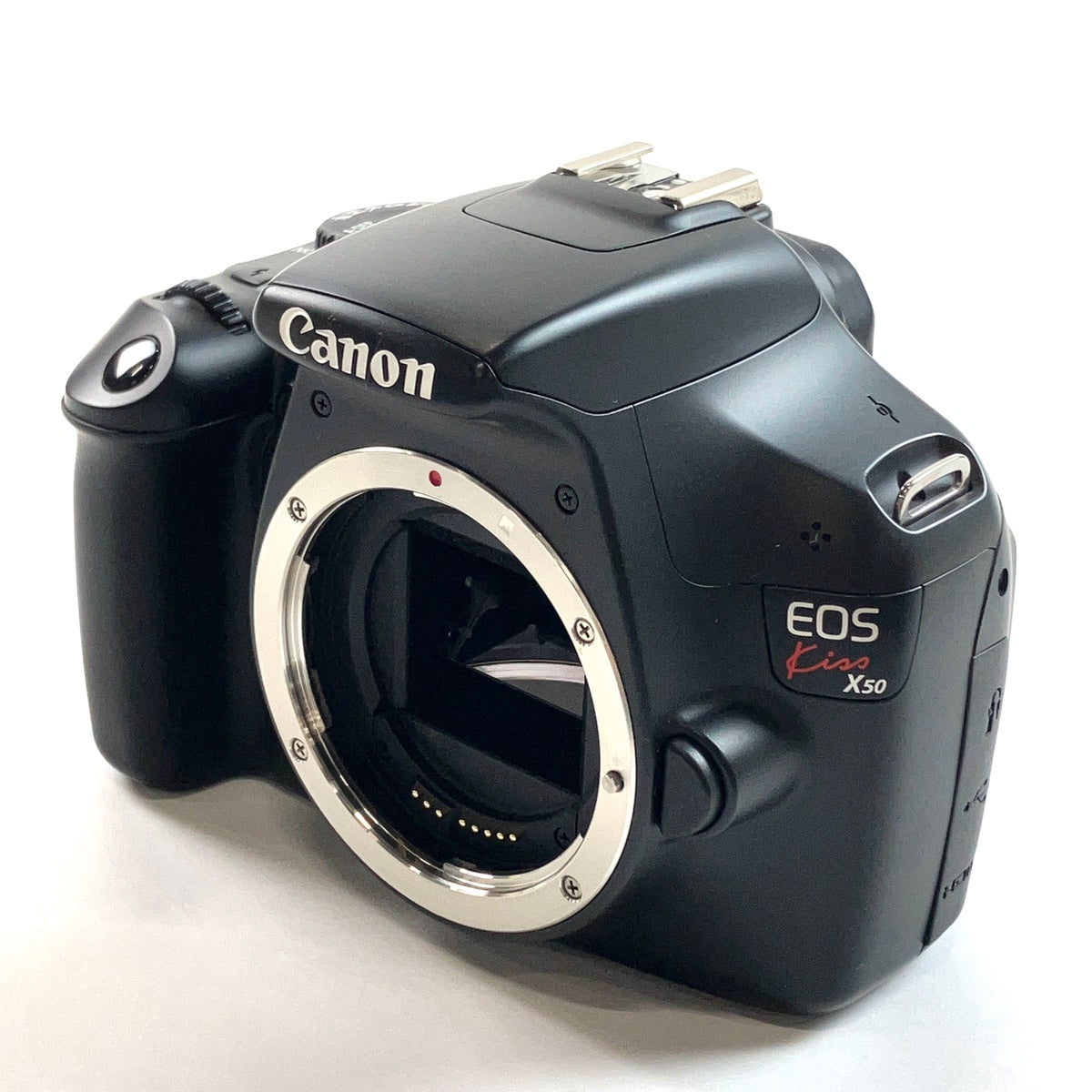 バイセル公式】キヤノン Canon EOS Kiss X50 EF-S 18-55 IS II レンズキット ブラック デジタル 一眼レフカメラ  【中古】 - バイセルブランシェ