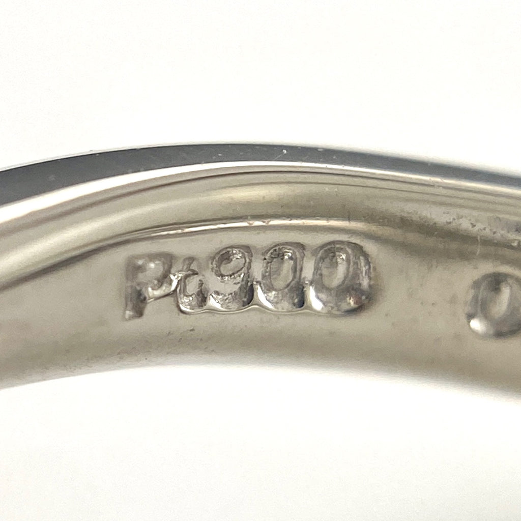 トリロジー メレダイヤ デザインリング プラチナ 指輪 リング 11号 Pt900 ダイヤモンド レディース 【中古】brjwl