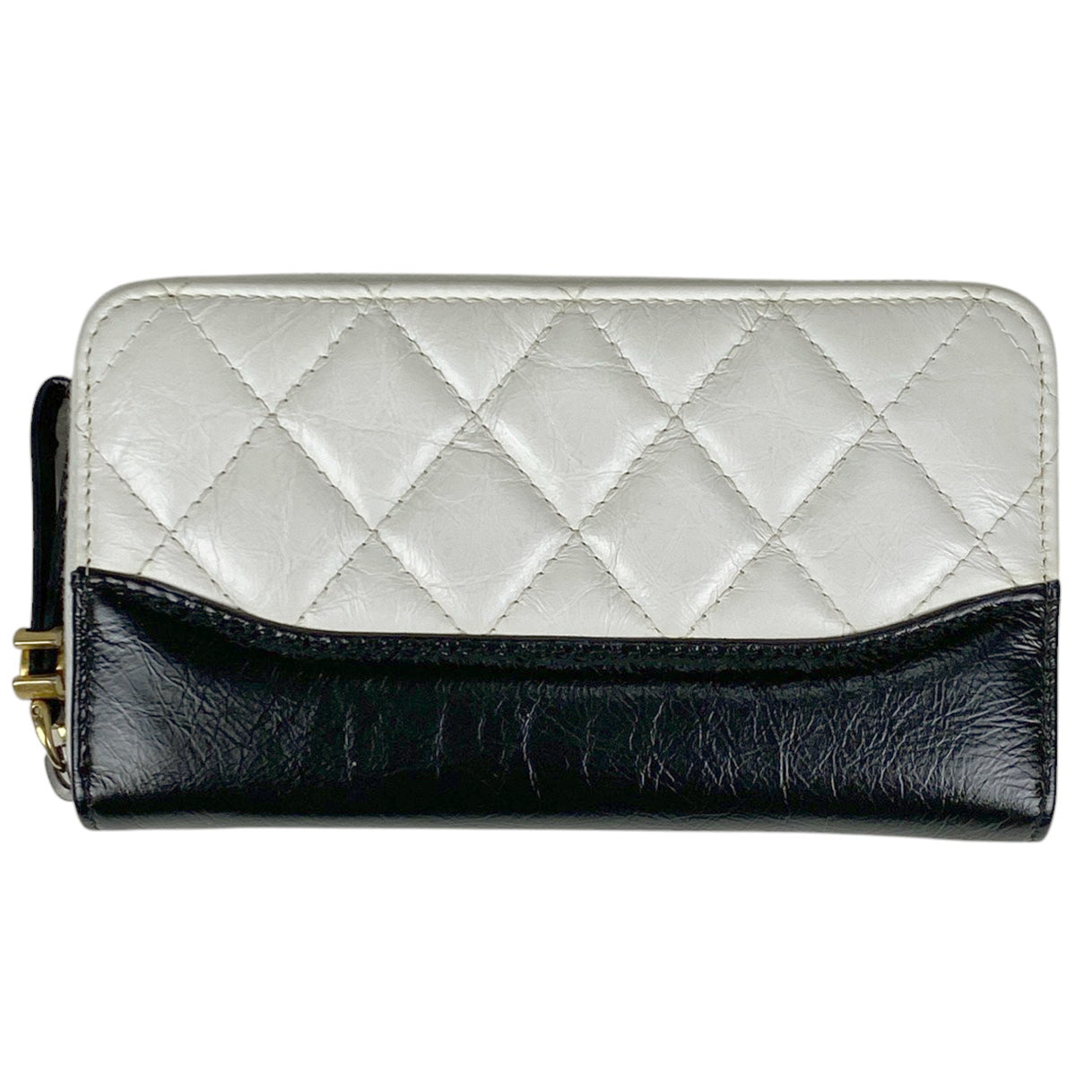 ★希少★CHANEL シャネル ビコローレ 長財布 白 レザー バイカラー ☆希少☆CHANEL シャネル ビコローレ 長財布 白 レザー バイカラー