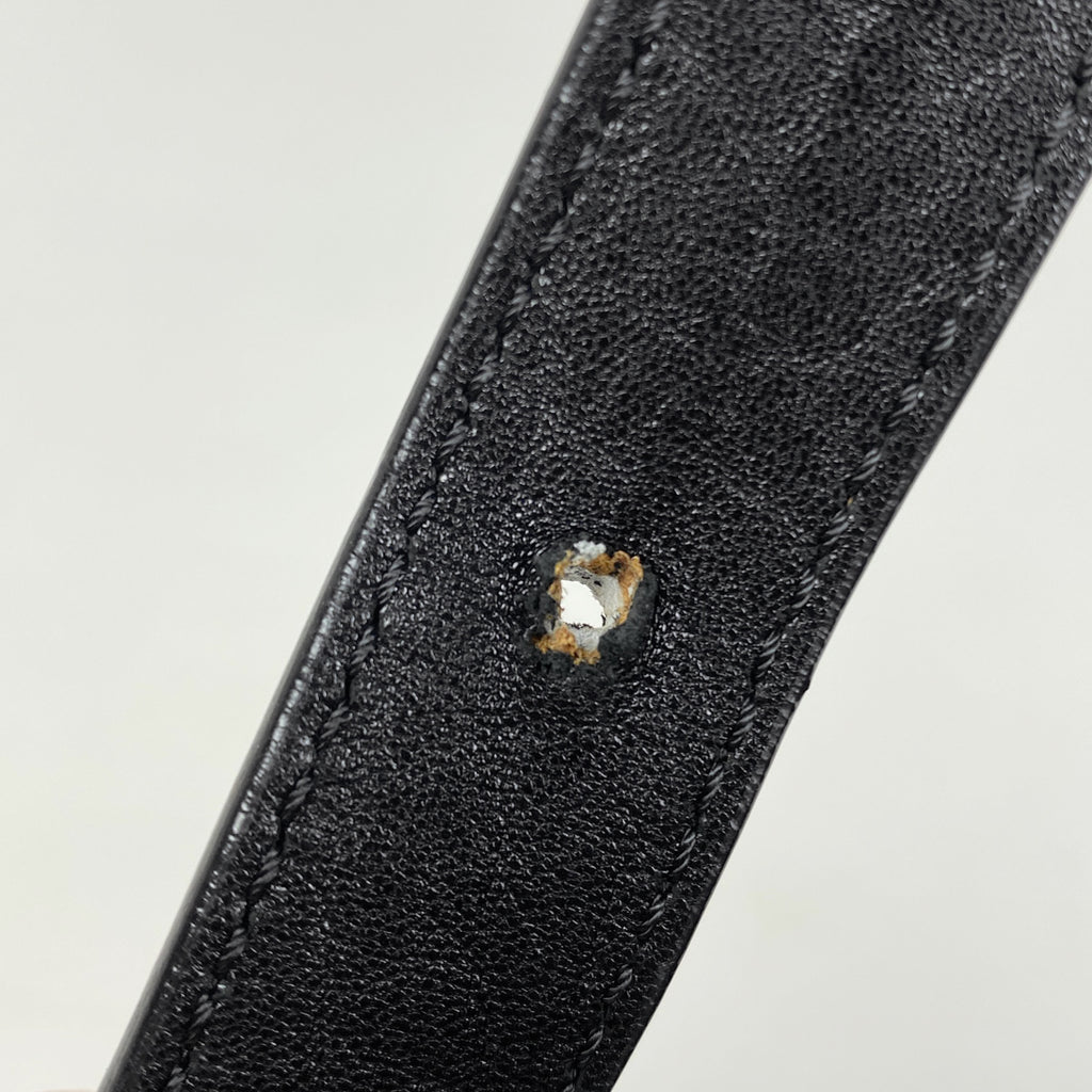 ジミーチュウ ロゴ ショルダーバッグ 斜め掛け スタッズ ショルダーバッグ レザー ブラック レディース 【中古】 brbag
