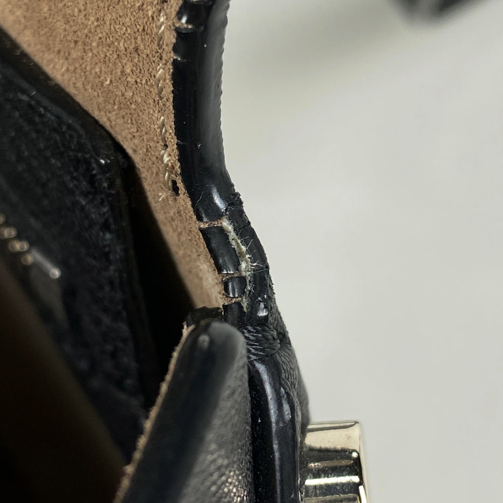 ジミーチュウ ロゴ ショルダーバッグ 斜め掛け スタッズ ショルダーバッグ レザー ブラック レディース 【中古】 brbag