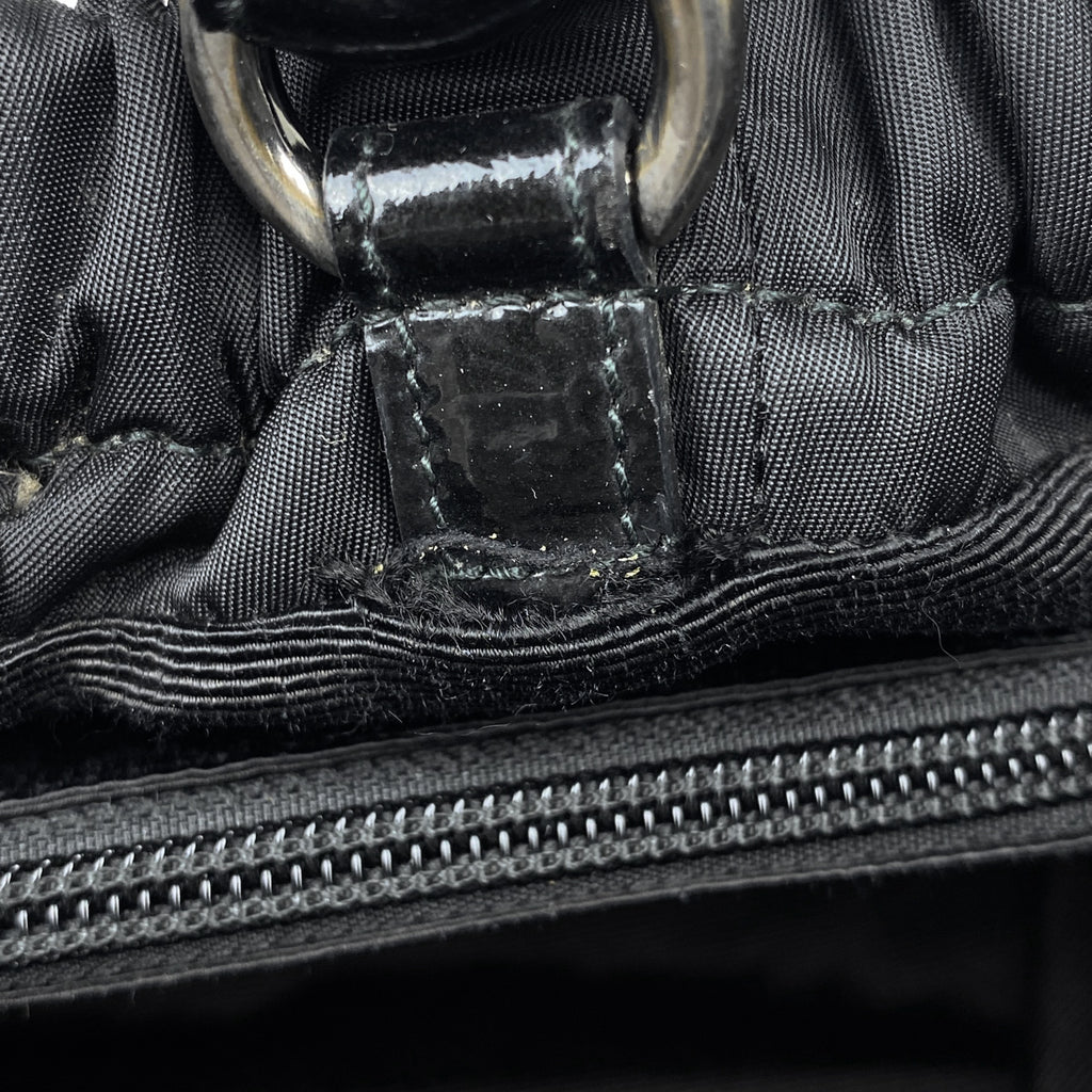 サルヴァトーレフェラガモ ヴァラリボン ハンドバッグ ナイロン ブラック C784 レディース 【中古】 brbag