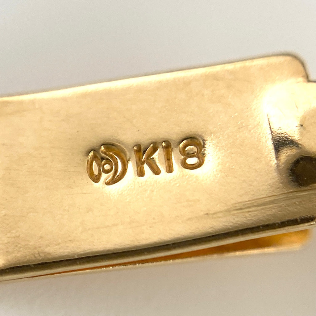 タサキ パール デザインネックレス YG イエローゴールド 真珠 ネックレス K18 パール レディース 【中古】brjwl