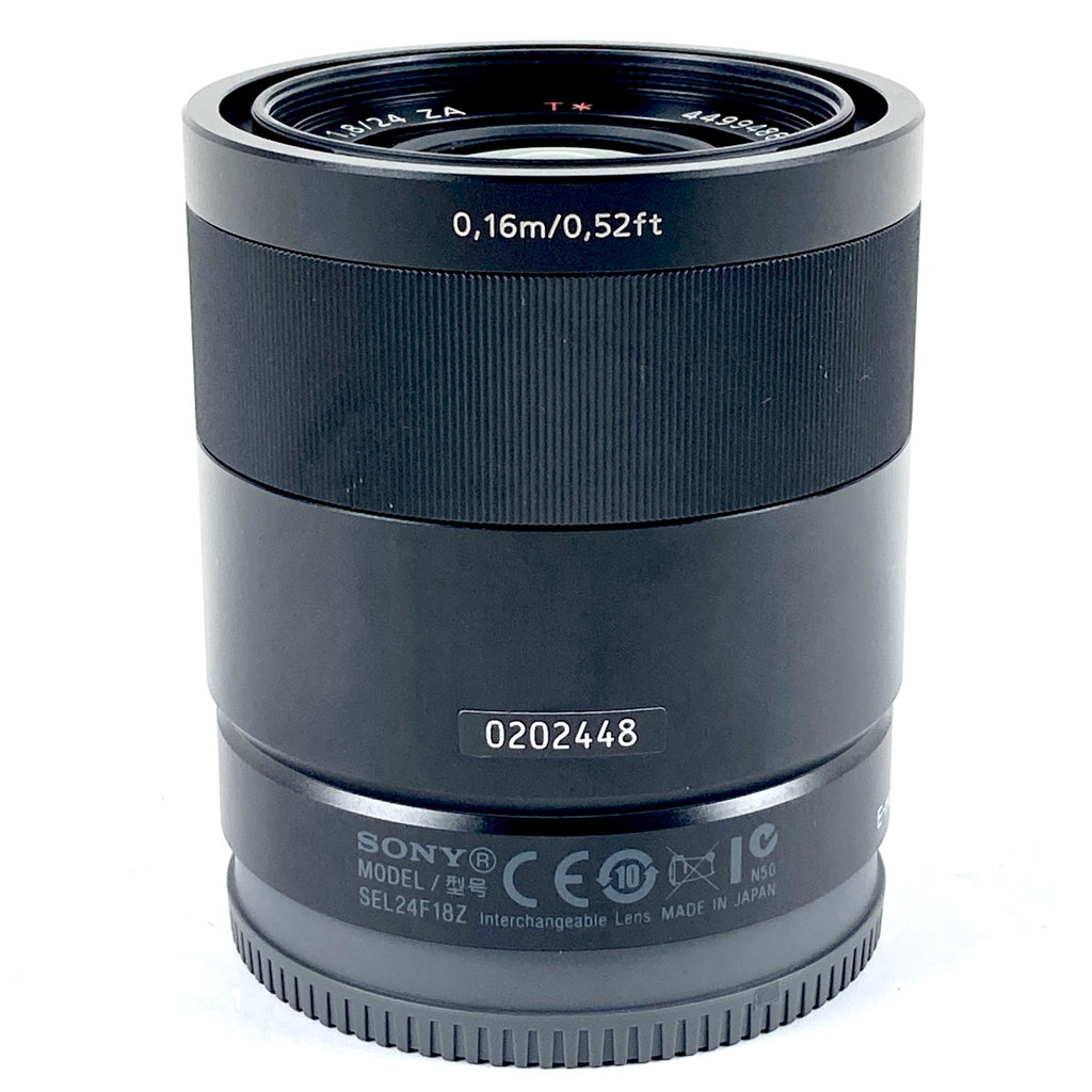 ソニー SONY Sonnar T* E 24mm F1.8 ZA SEL24F18Z 一眼カメラ用レンズ（オートフォーカス） 【中古】