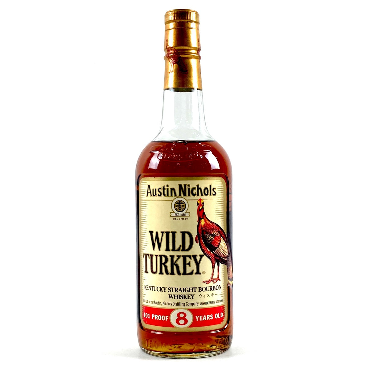 ワイルドターキー WILD TURKEY 8年 旧ボトル 750ml アメリカン