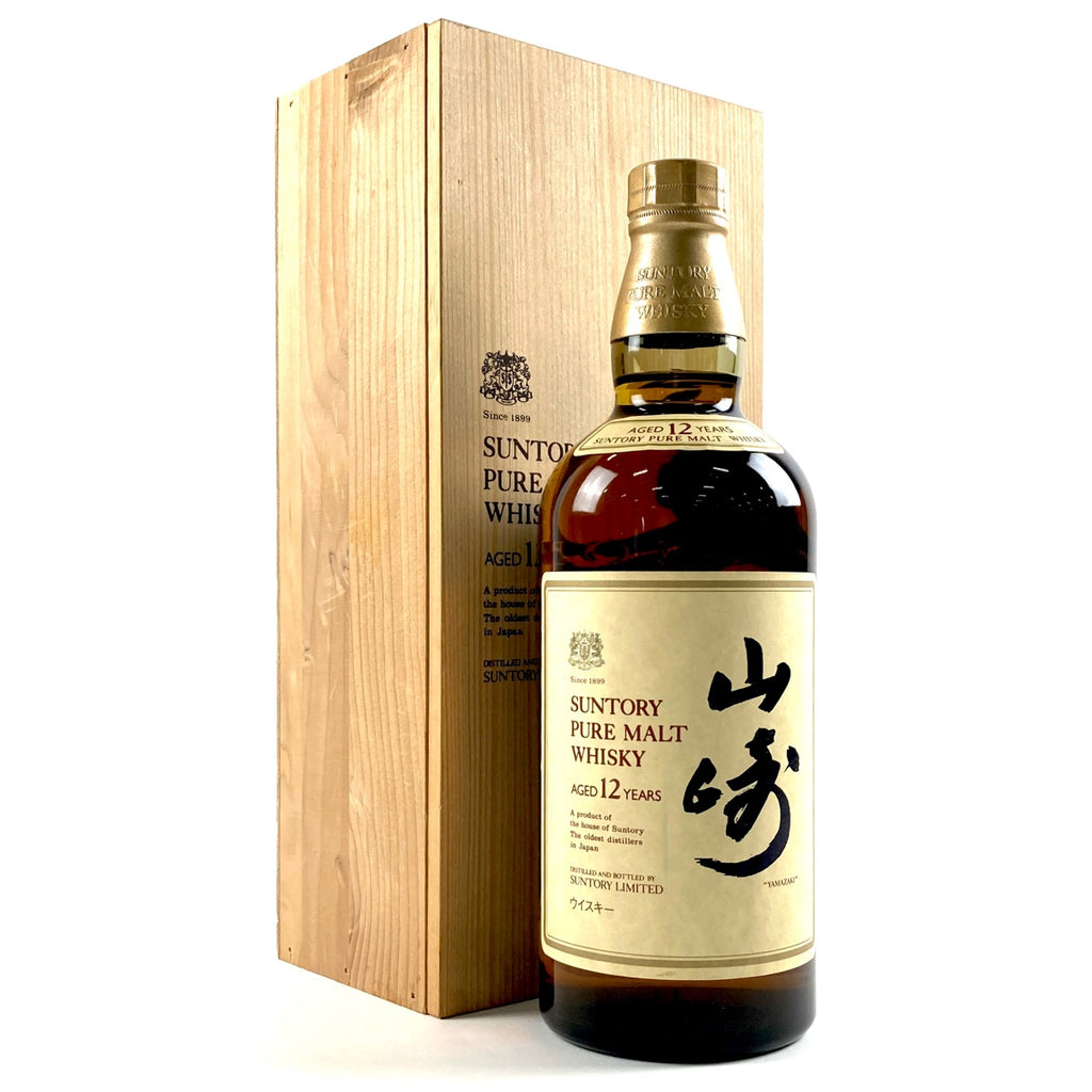 【東京都内限定お届け】 サントリー SUNTORY 山崎 12年 ピュアモルト 向獅子 750ml 国産ウイスキー 【古酒】