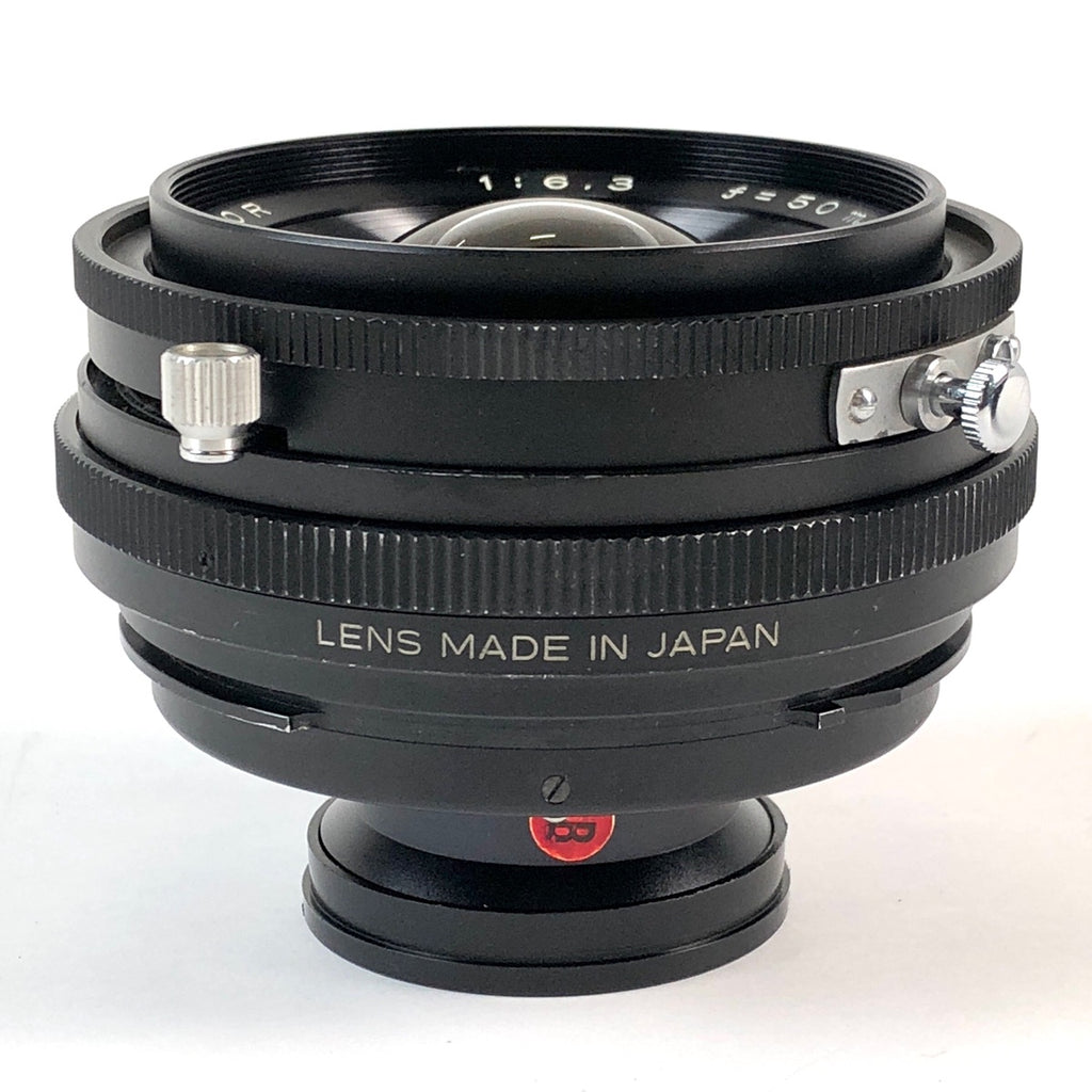 マミヤ Mamiya SEKOR 50mm F6.3 プレス用 ［ジャンク品］ 中判カメラ用レンズ 【中古】