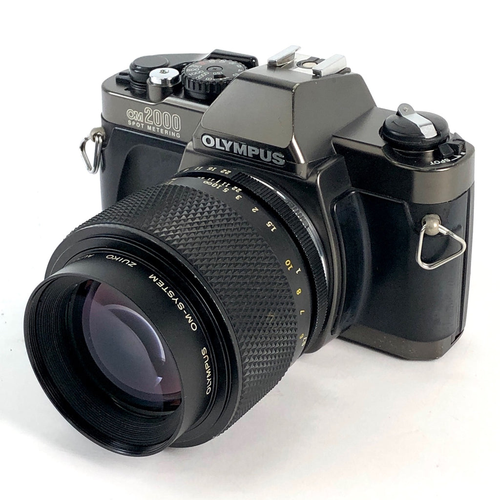 オリンパス OLYMPUS OM-2000 + ZUIKO AUTO-MACRO 90mm F2 ［ジャンク品］ フィルム マニュアルフォーカス 一眼レフカメラ 【中古】