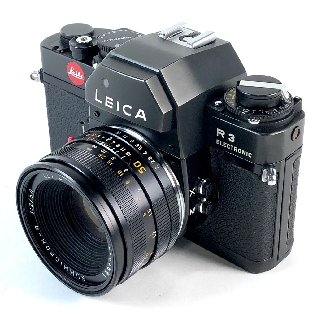 ライカ LEICA R3 ELECTRONIC ＋ SUMMICRON-R 50mm F2 ズミクロン フィルム マニュアルフォーカス 一眼レフカメラ 【中古】