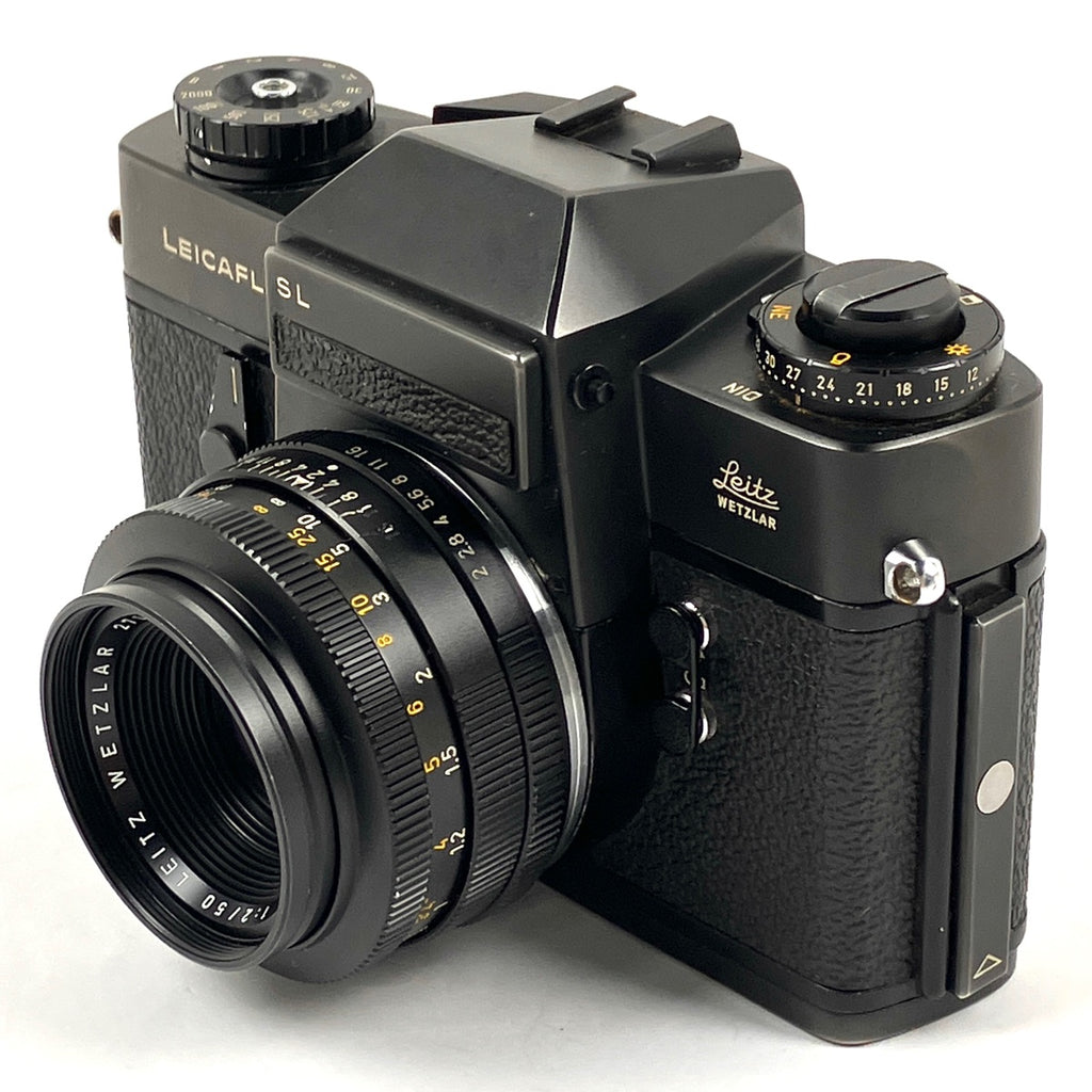 ライカ LEICA LEICAFLEX SL ブラック＋SUMMICRON-R 50mm F2 ズミクロン フィルム マニュアルフォーカス 一眼レフカメラ 【中古】