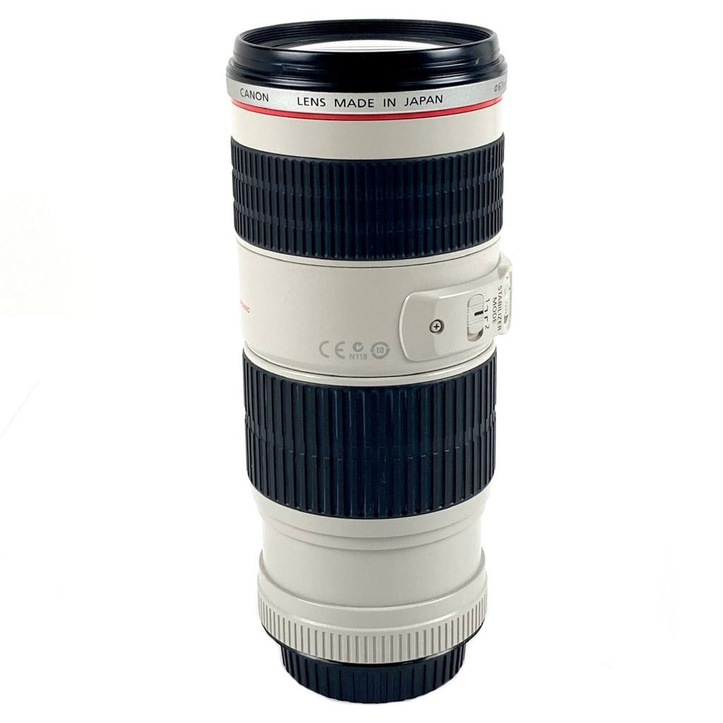 キヤノン Canon EF 70-200mm F4L IS USM 一眼カメラ用レンズ（オートフォーカス） 【中古】