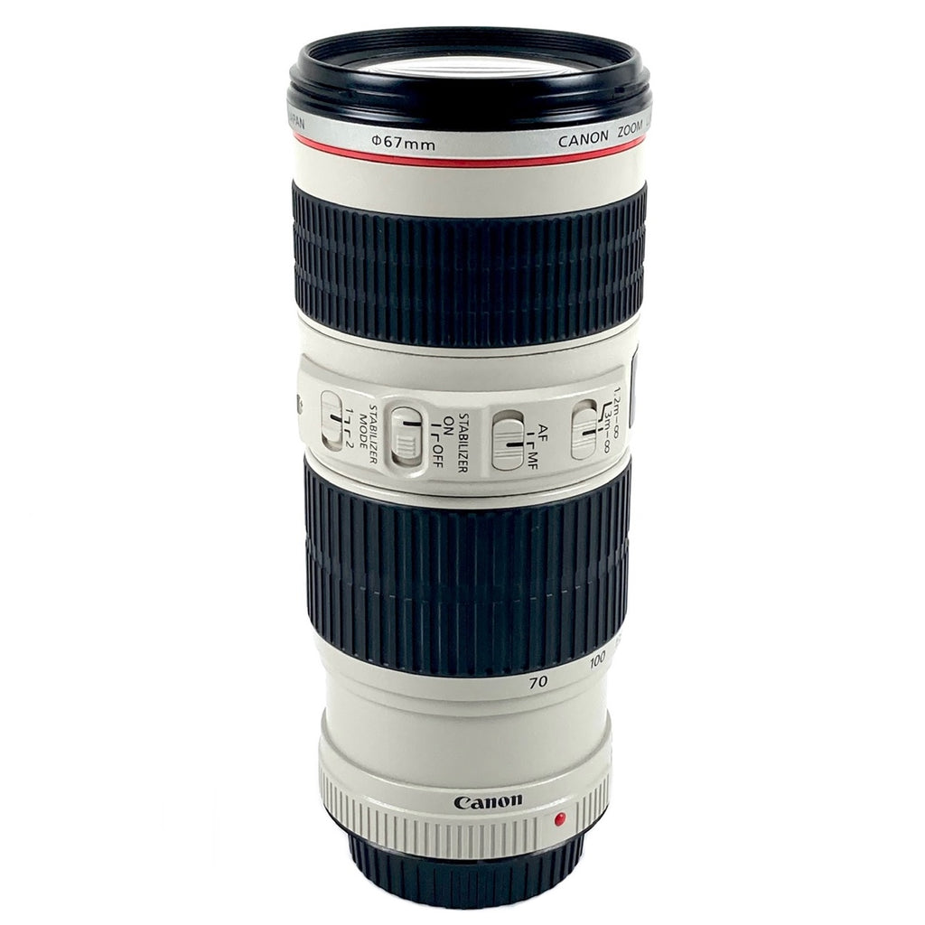 キヤノン Canon EF 70-200mm F4L IS USM 一眼カメラ用レンズ（オートフォーカス） 【中古】