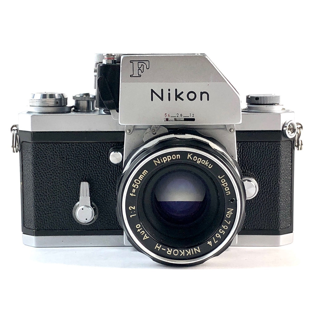 ニコン Nikon F フォトミック シルバー + NIKKOR-H Auto 50mm F2 フィルム マニュアルフォーカス 一眼レフカメラ 【中古】